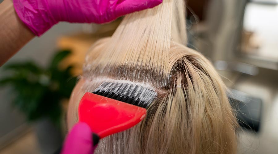 Grey Coverage and Hair Blending - Doria Salon Surrey Professional grey coverage hair colouring Surrey